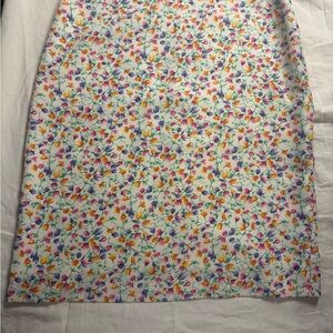 Colorful Floral Women's Pencil Skirt